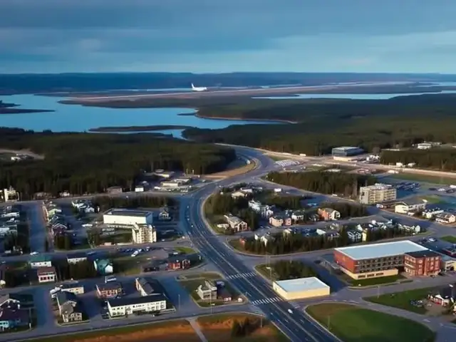 View of Gander, Newfoundland and Labrador