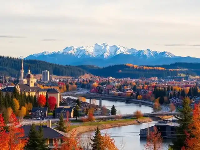 View of Maple Ridge, British Columbia