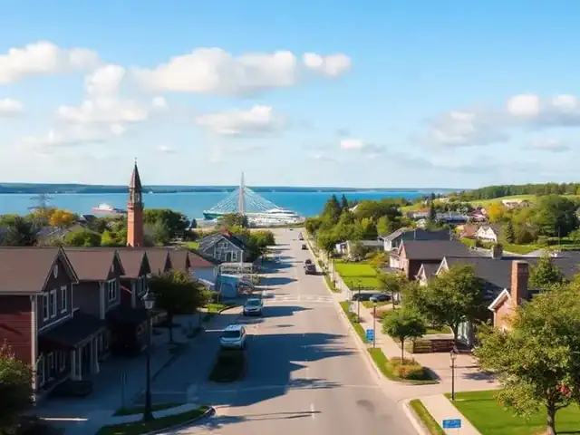 View of Newcastle, Ontario
