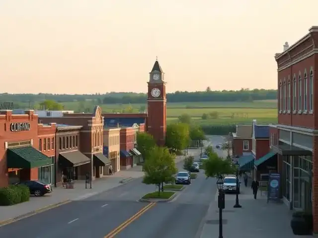 View of Tillsonburg, Ontario
